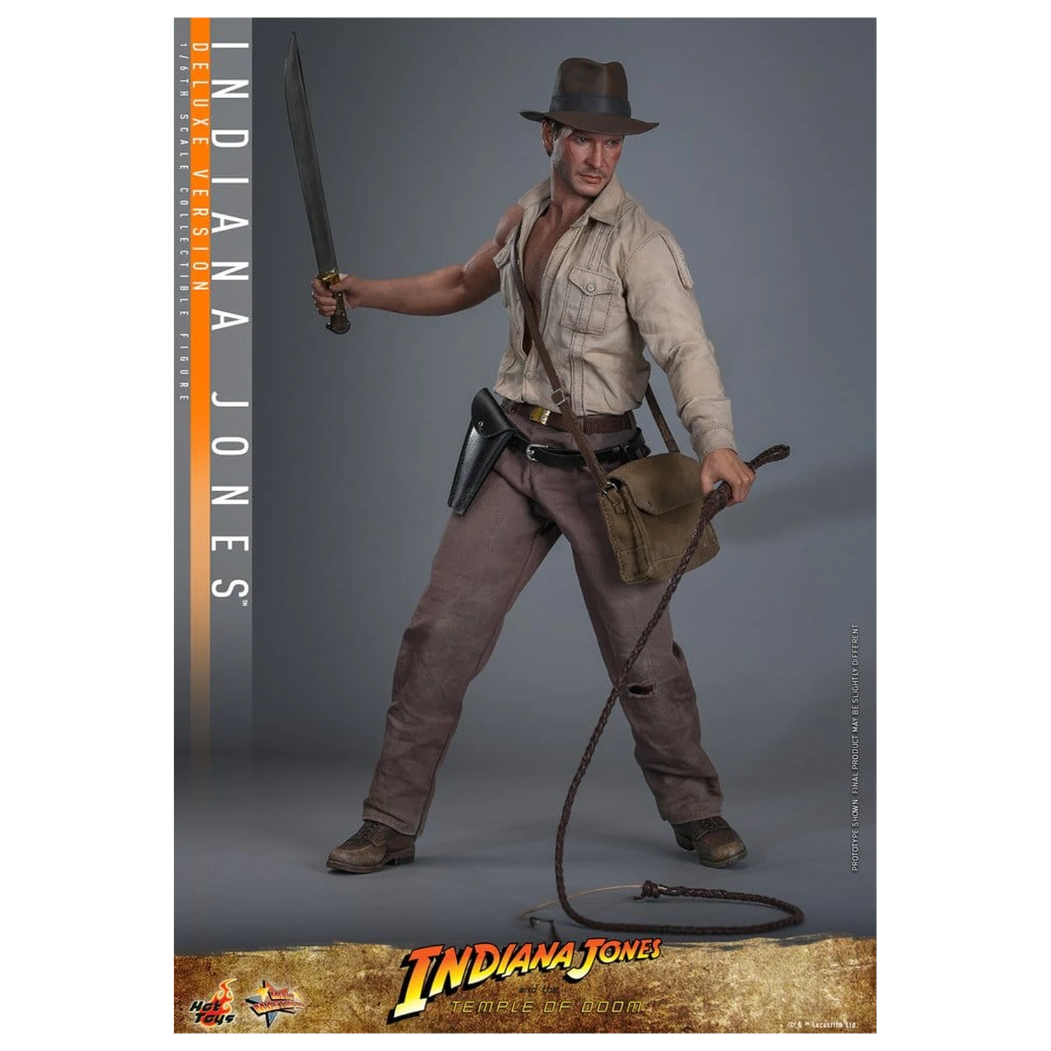 Indiana Jones Movie Masterpiece Figurka Akcji 1/6 Indiana Jones (Deluxe Version) 30 cm zdjęcie produktu