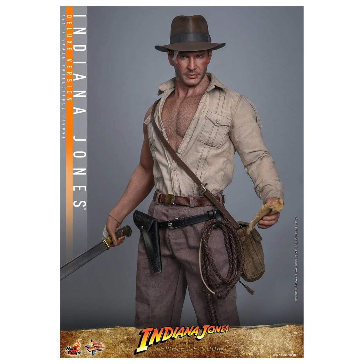 Indiana Jones Movie Masterpiece Figurka Akcji 1/6 Indiana Jones (Deluxe Version) 30 cm zdjęcie produktu