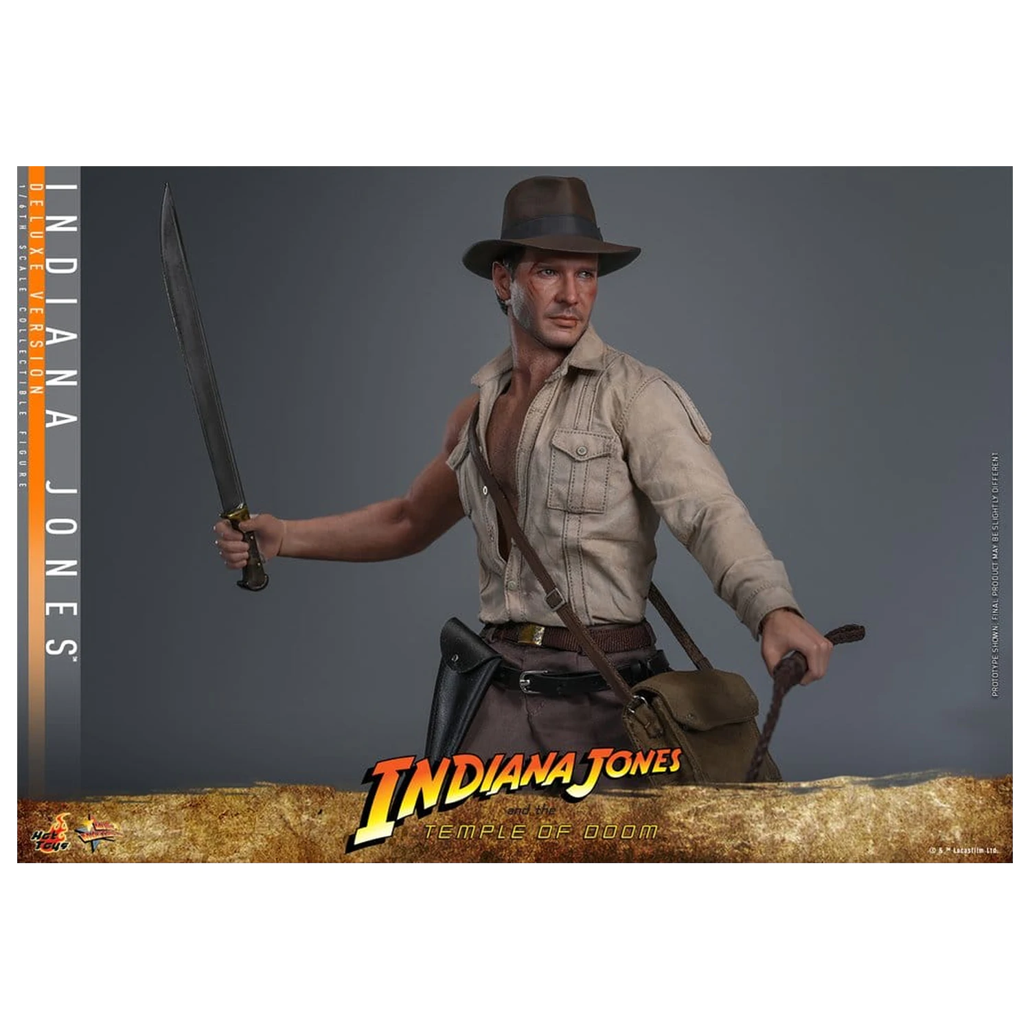 Indiana Jones Movie Masterpiece Figurka Akcji 1/6 Indiana Jones (Deluxe Version) 30 cm zdjęcie produktu