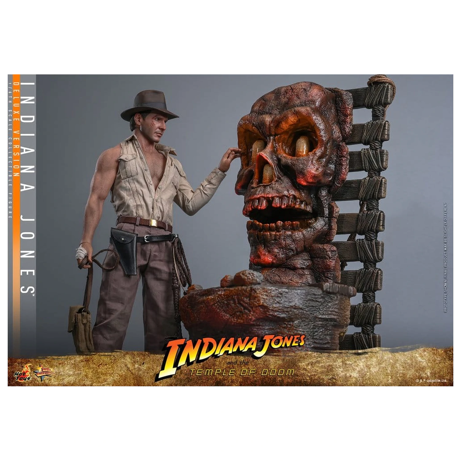 Indiana Jones Movie Masterpiece Figurka Akcji 1/6 Indiana Jones (Deluxe Version) 30 cm zdjęcie produktu