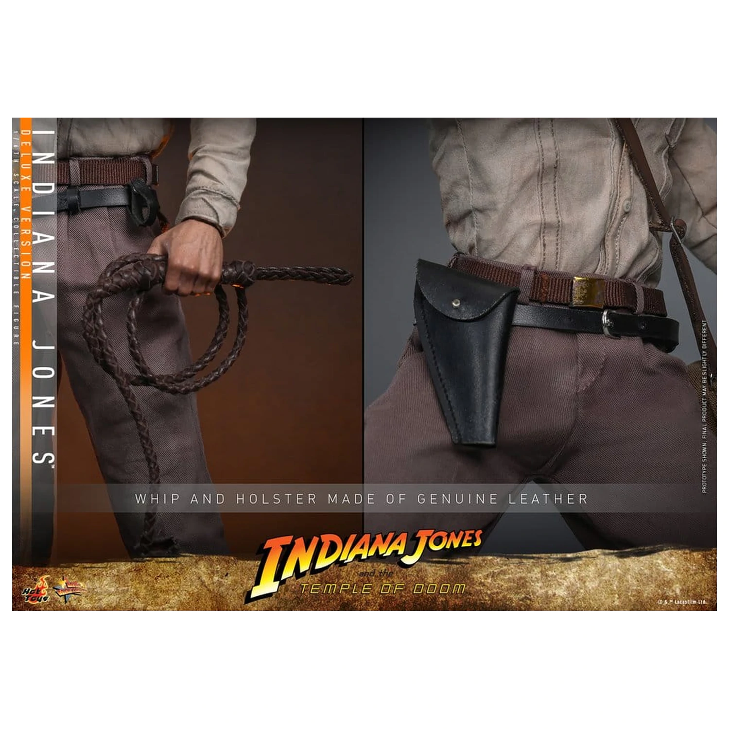 Indiana Jones Movie Masterpiece Figurka Akcji 1/6 Indiana Jones (Deluxe Version) 30 cm zdjęcie produktu