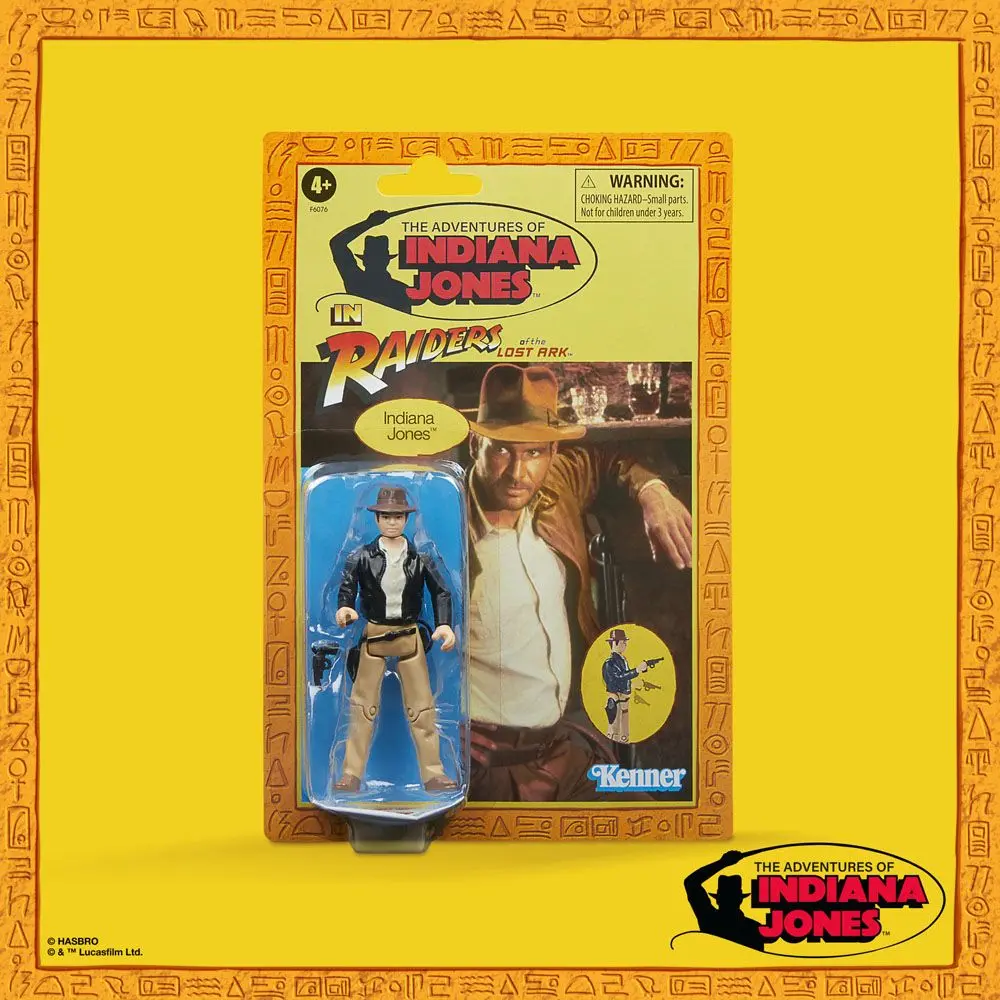Indiana Jones Retro Collection Figurka Akcji Indiana Jones (Poszukiwacze Zaginionej Arki) 10 cm zdjęcie produktu