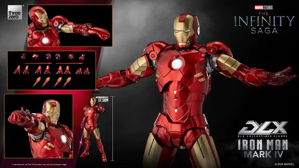 Infinity Saga DLX Figurka Akcji 1/12 Iron Man Mark 4 17 cm zdjęcie produktu