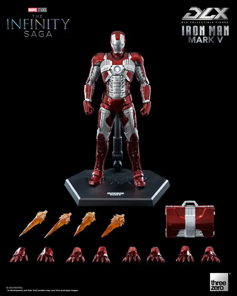 Infinity Saga DLX Figurka Akcji 1/12 Iron Man Mark 5 17 cm zdjęcie produktu