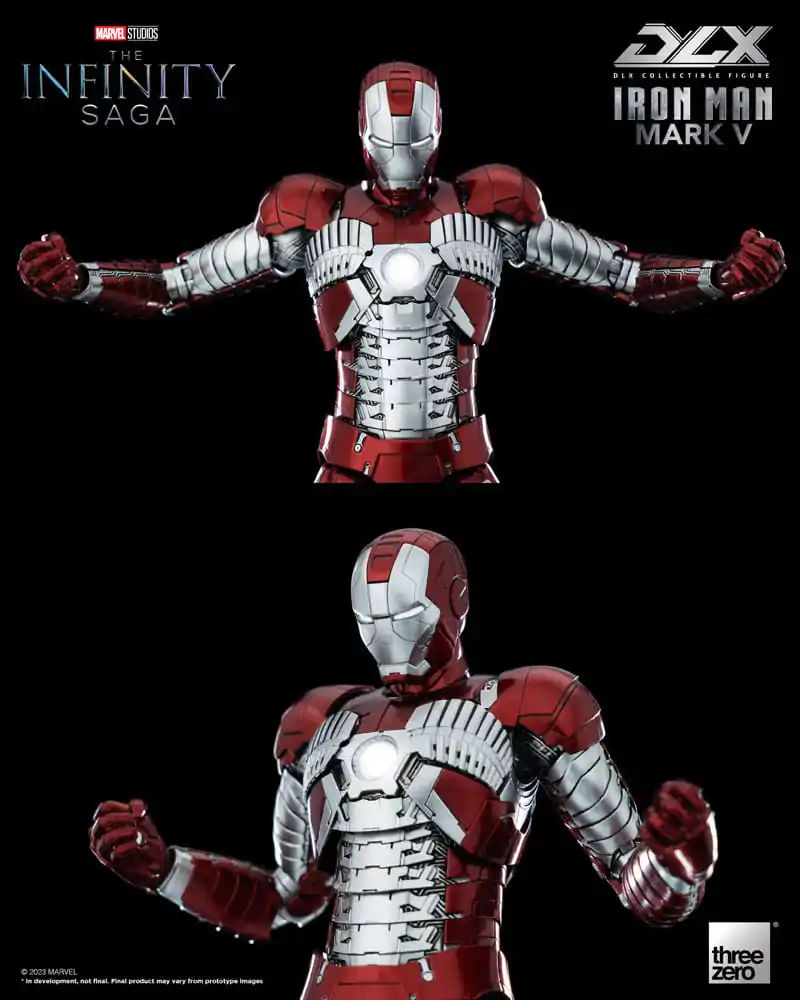 Infinity Saga DLX Figurka Akcji 1/12 Iron Man Mark 5 17 cm zdjęcie produktu