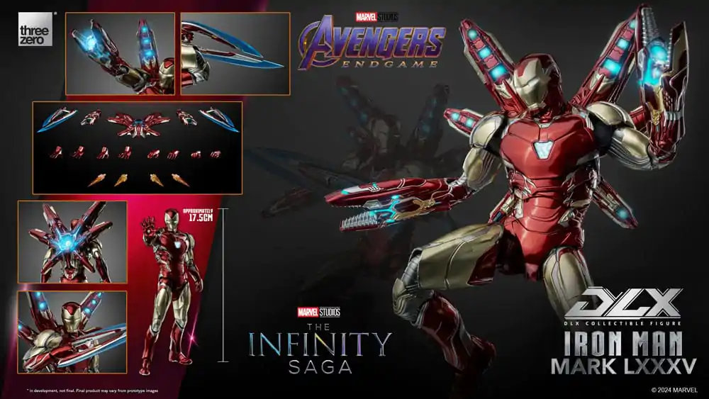 Infinity Saga DLX Figurka Akcji 1/12 Iron Man Mark 85 17 cm zdjęcie produktu