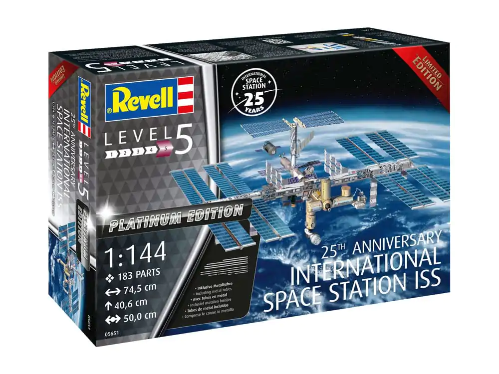 International Space Station ISS Model Kit Gift Set 1/144 25th Anniversary Platinum Edition 74 cm - Zestaw Modelarski Międzynarodowej Stacji Kosmicznej zdjęcie produktu