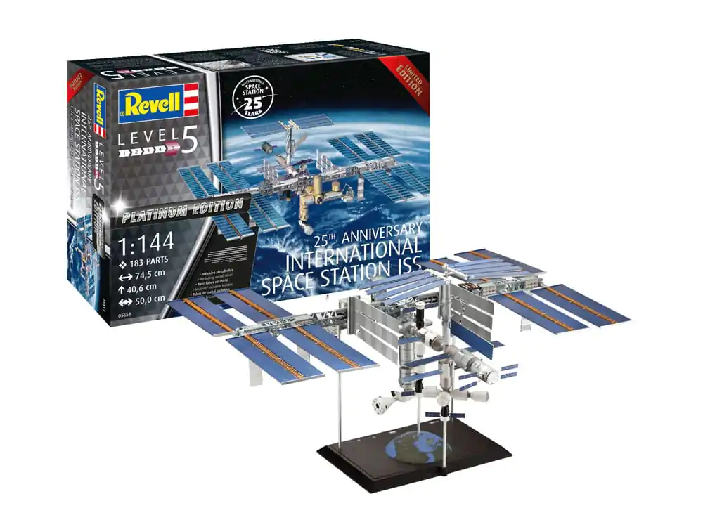 International Space Station ISS Model Kit Gift Set 1/144 25th Anniversary Platinum Edition 74 cm - Zestaw Modelarski Międzynarodowej Stacji Kosmicznej zdjęcie produktu