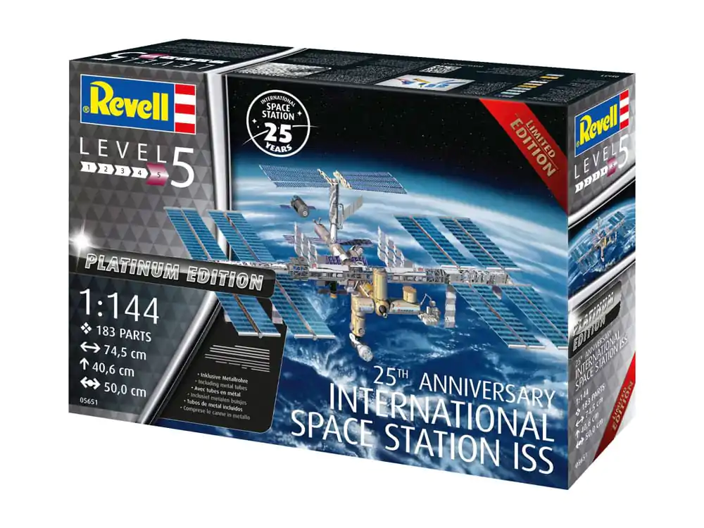 International Space Station ISS Model Kit Gift Set 1/144 25th Anniversary Platinum Edition 74 cm - Zestaw Modelarski Międzynarodowej Stacji Kosmicznej zdjęcie produktu