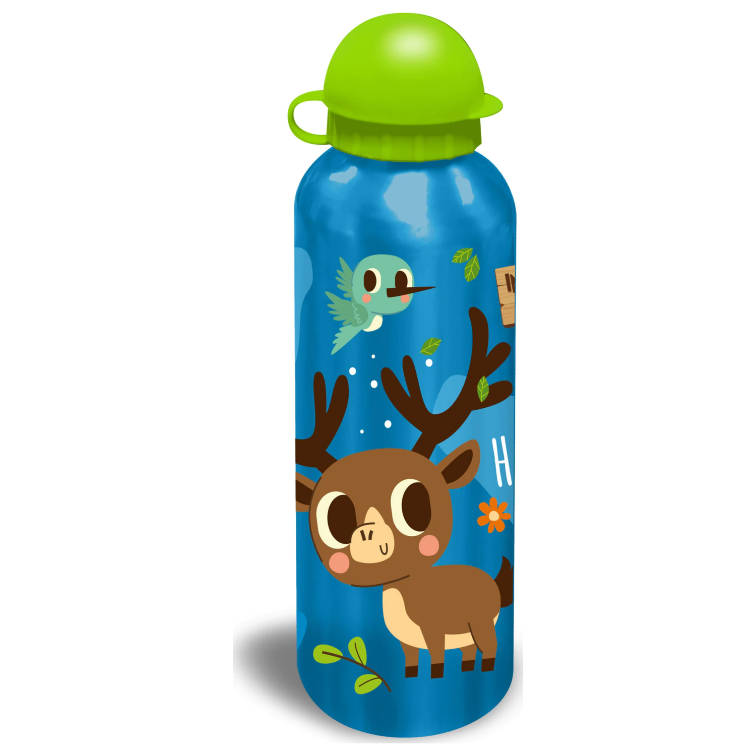 Into the Forest Blue Aluminiowa Butelka na Wodę z Pokrywką do Picia 500 ml zdjęcie produktu