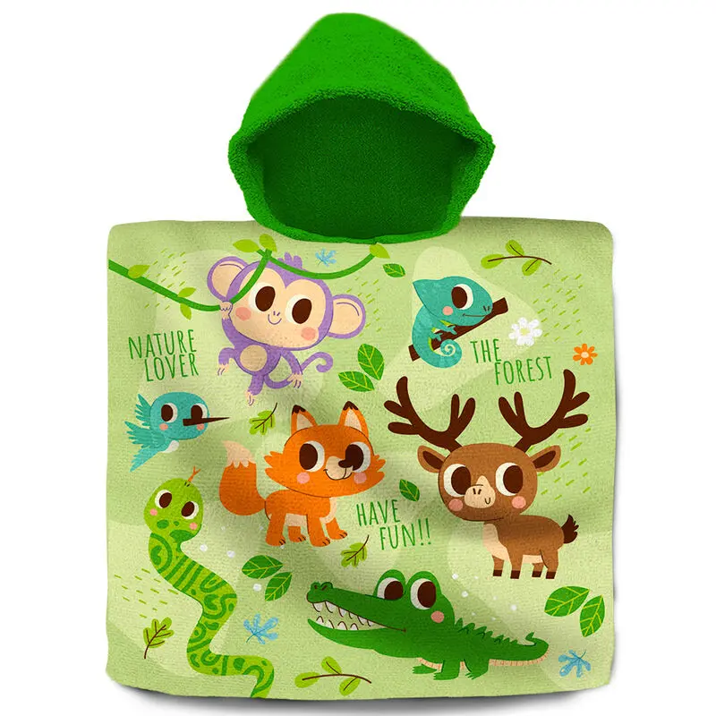 Into the Forest bawełniane poncho ręcznik zdjęcie produktu