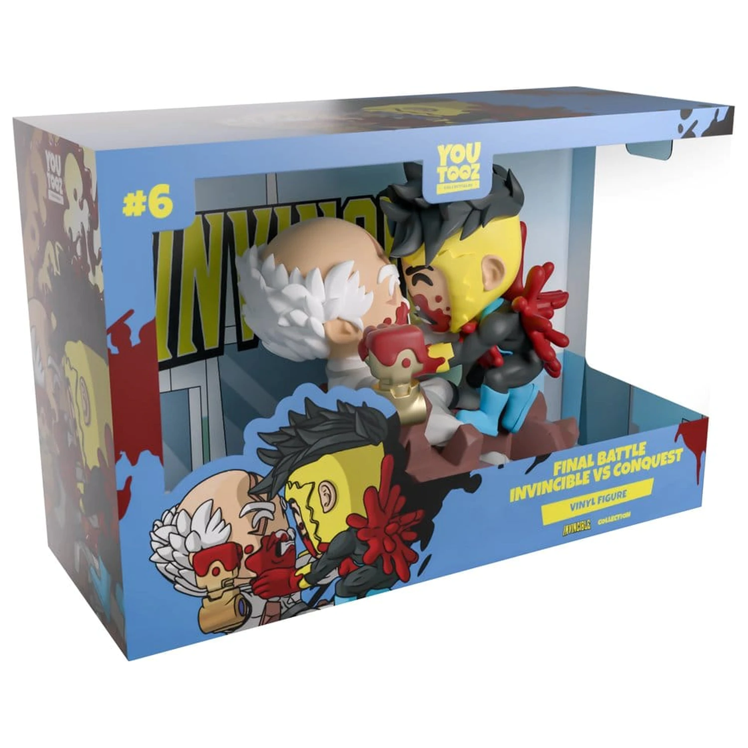 Invincible Vinyl Figure Final Battle Invincible vs Conquest 12 cm zdjęcie produktu