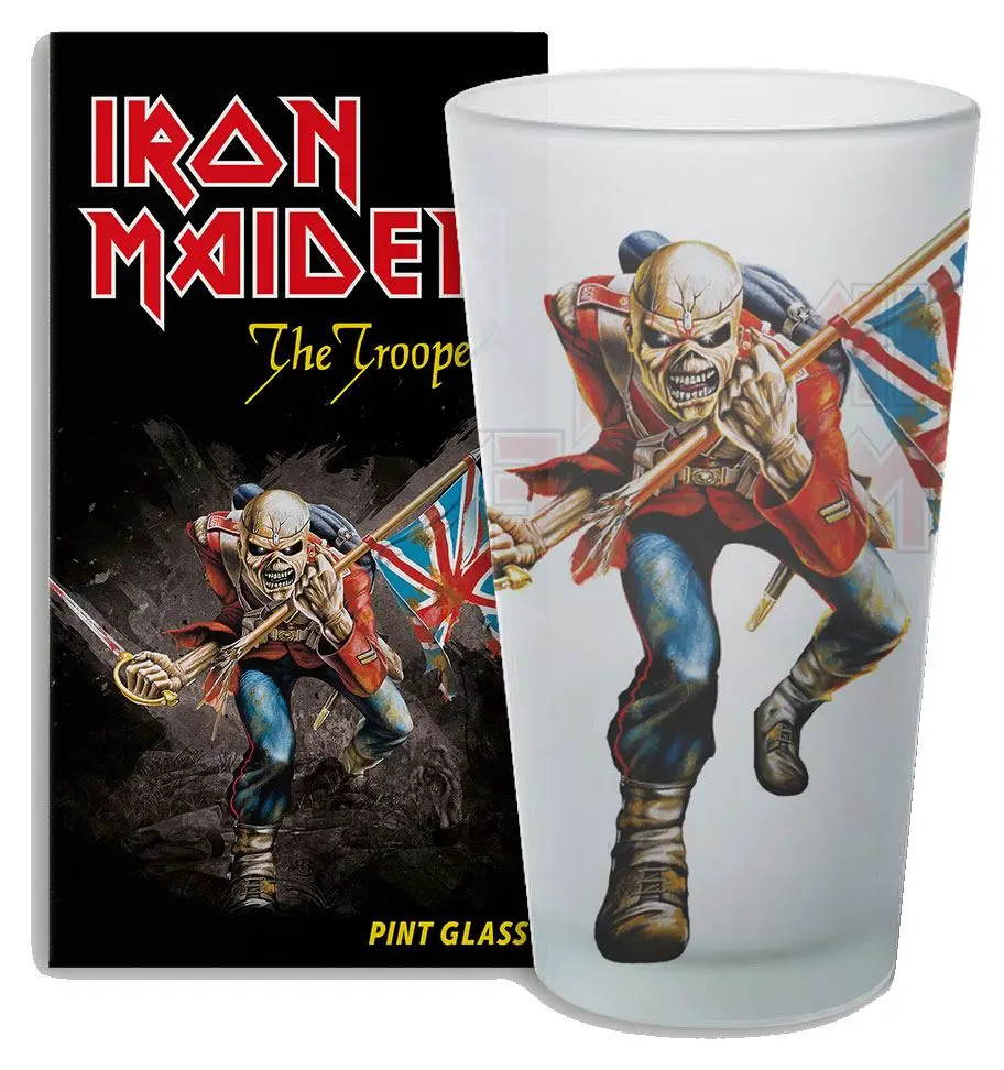 Iron Maiden Szklanka Pint The Trooper zdjęcie produktu