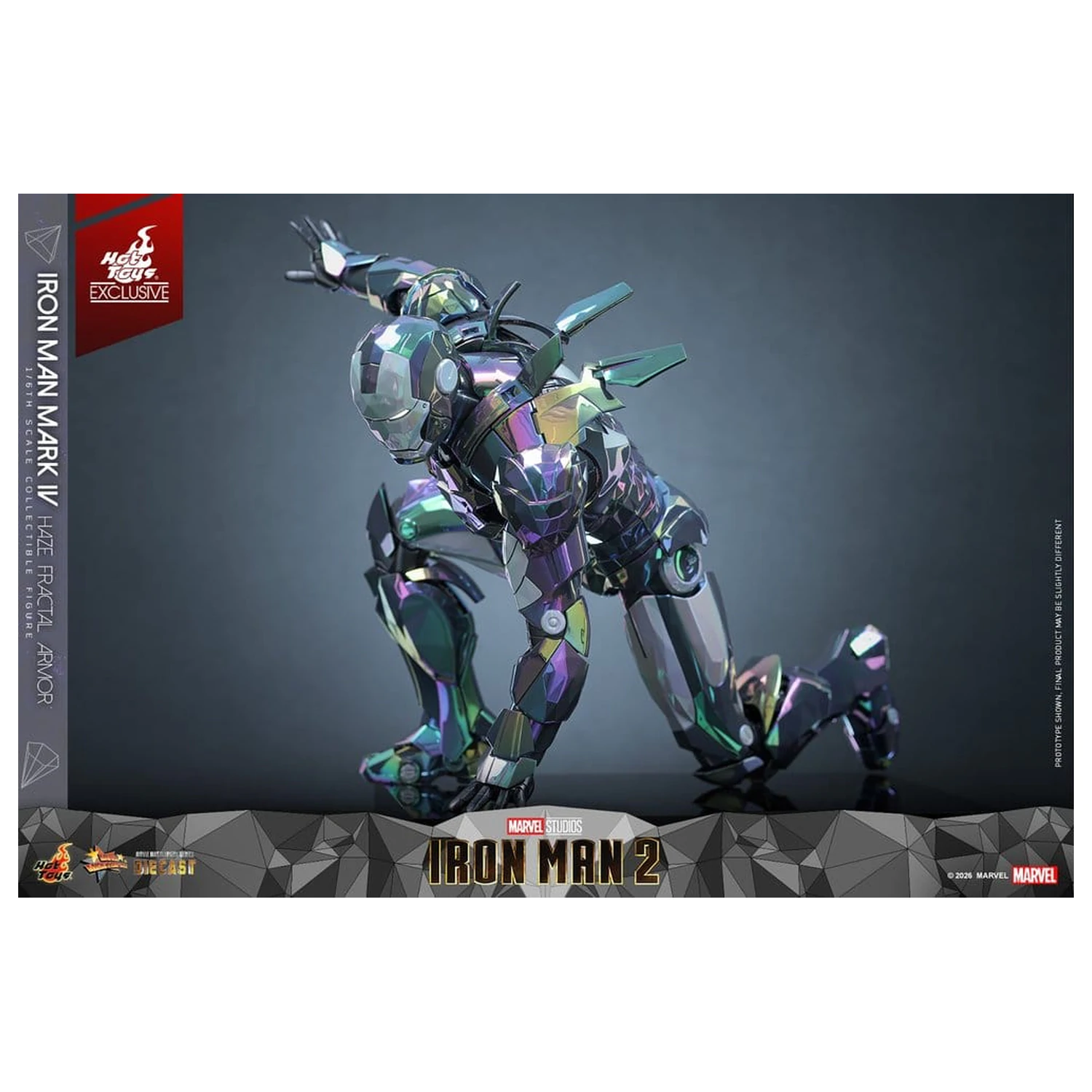 Iron Man 2 Action Figure 1/6 Iron Man Mark IV (Haze Fractal Armor) 33 cm zdjęcie produktu