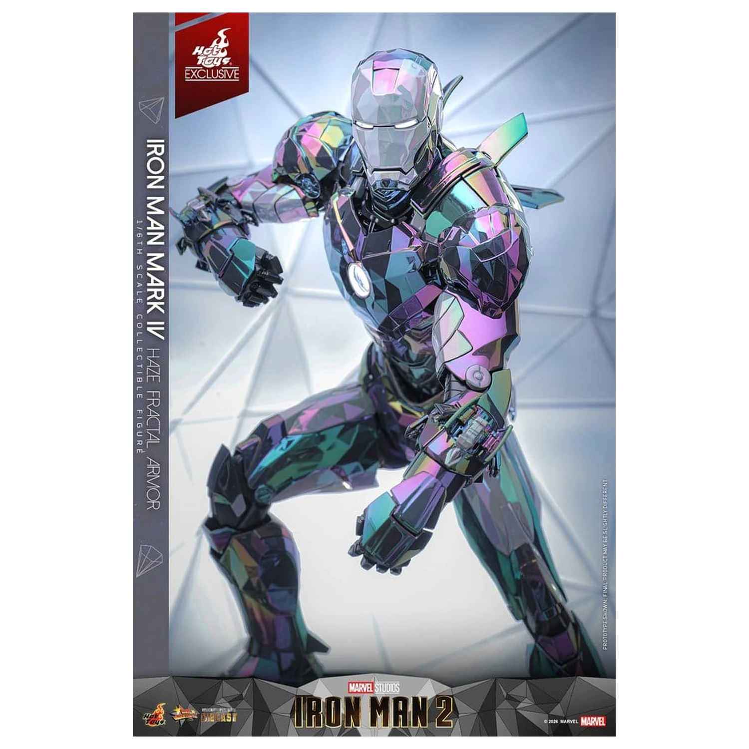 Iron Man 2 Action Figure 1/6 Iron Man Mark IV (Haze Fractal Armor) 33 cm zdjęcie produktu