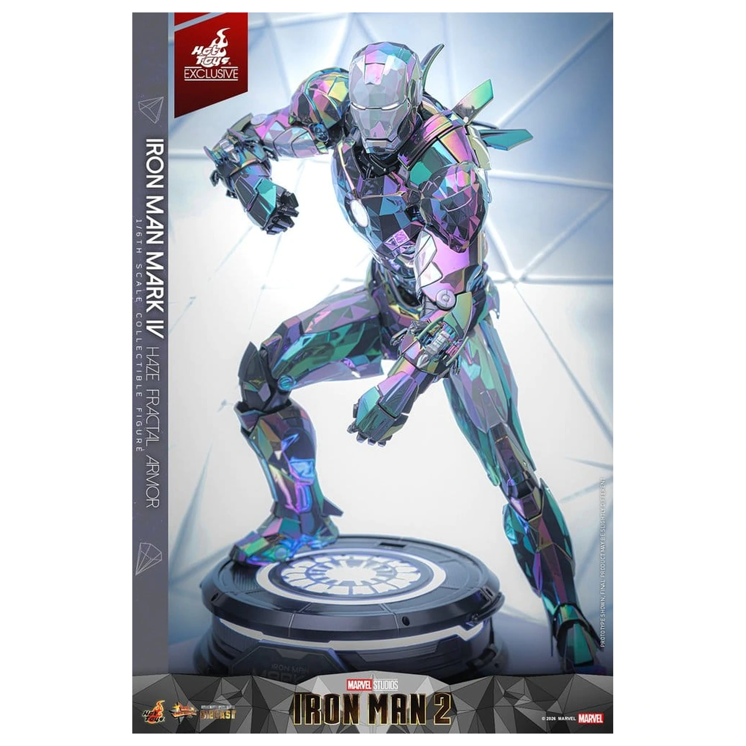 Iron Man 2 Action Figure 1/6 Iron Man Mark IV (Haze Fractal Armor) 33 cm zdjęcie produktu