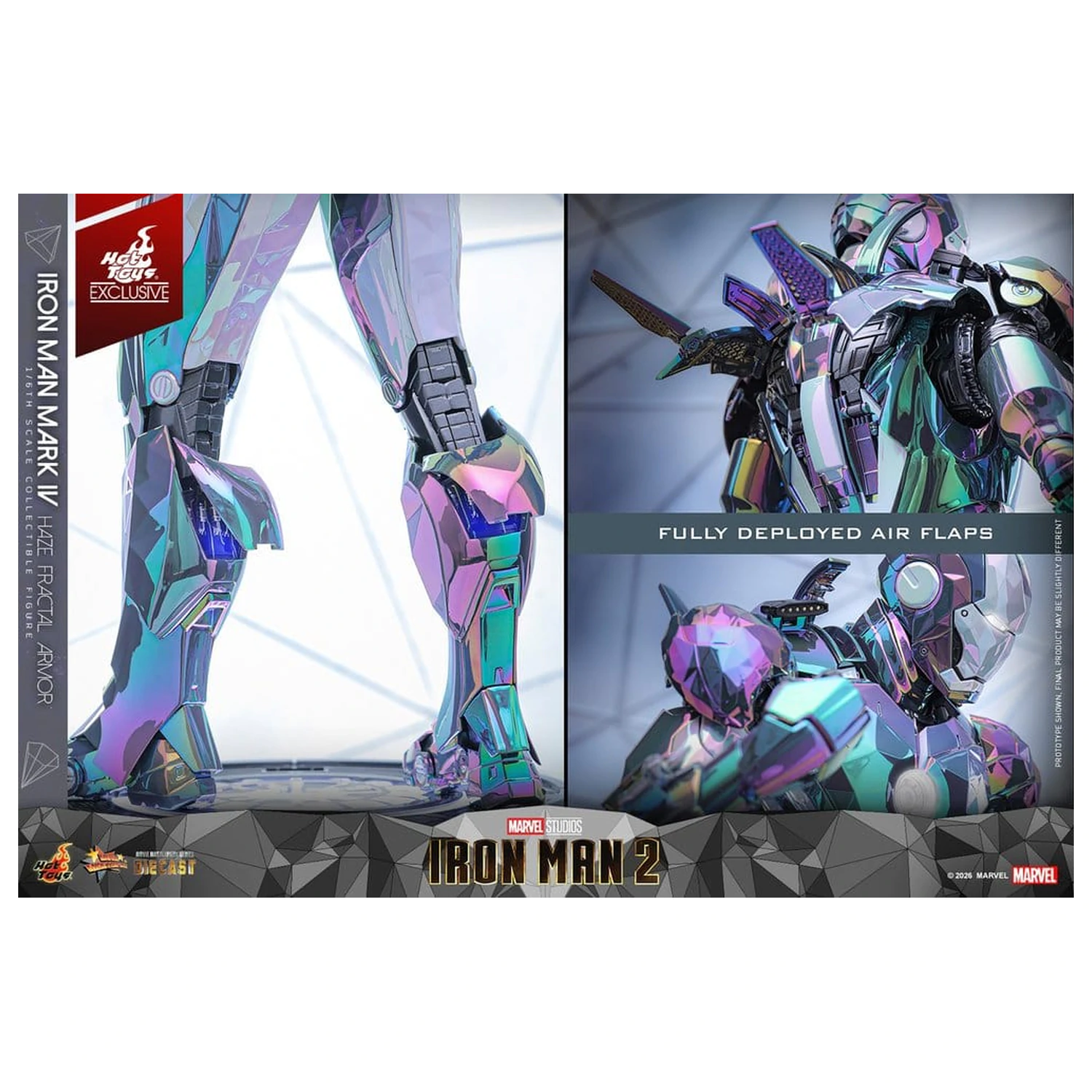 Iron Man 2 Action Figure 1/6 Iron Man Mark IV (Haze Fractal Armor) 33 cm zdjęcie produktu