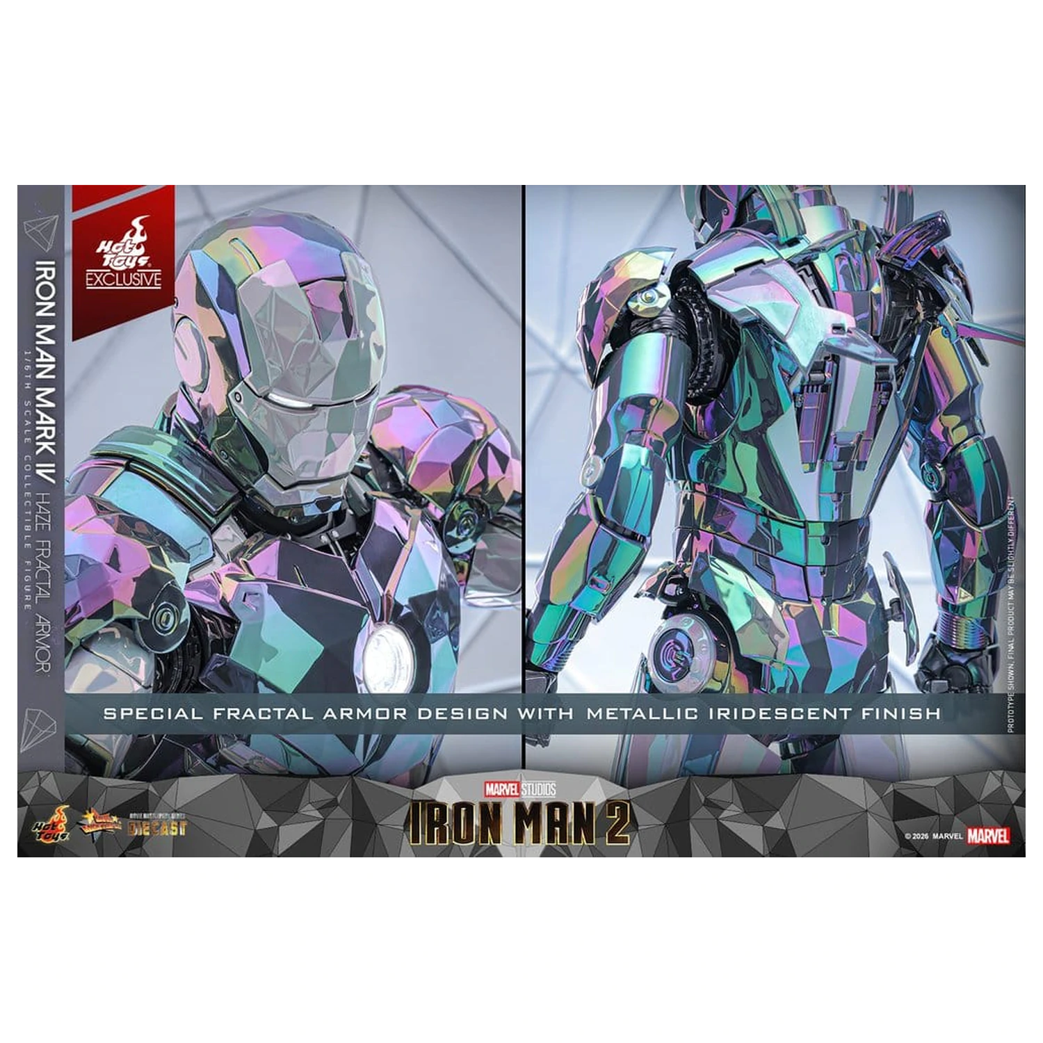 Iron Man 2 Action Figure 1/6 Iron Man Mark IV (Haze Fractal Armor) 33 cm zdjęcie produktu