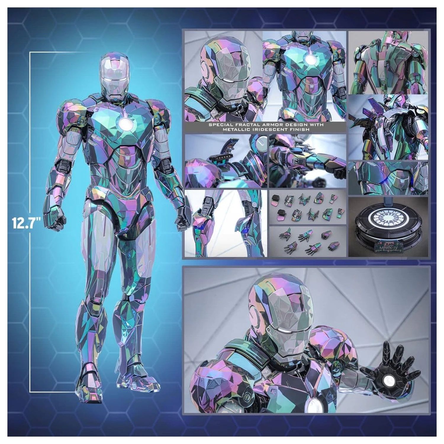 Iron Man 2 Action Figure 1/6 Iron Man Mark IV (Haze Fractal Armor) 33 cm zdjęcie produktu