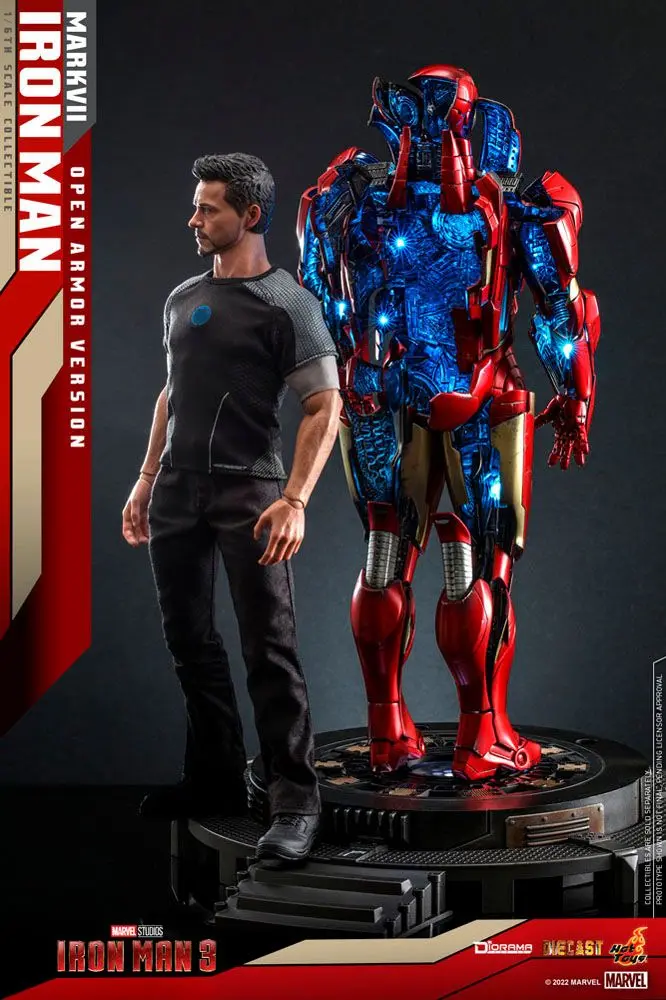 Iron Man 3 Diorama 1/6 Iron Man Mark VII (Open Armor Version) 32 cm zdjęcie produktu