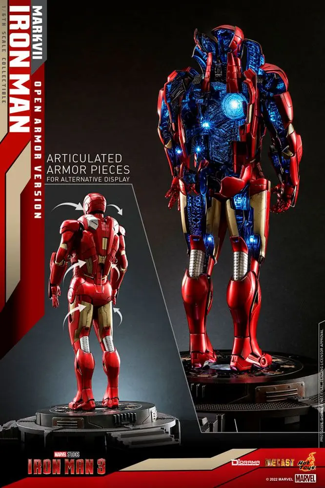 Iron Man 3 Diorama 1/6 Iron Man Mark VII (Open Armor Version) 32 cm zdjęcie produktu