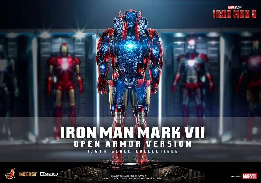 Iron Man 3 Diorama 1/6 Iron Man Mark VII (Open Armor Version) 32 cm zdjęcie produktu