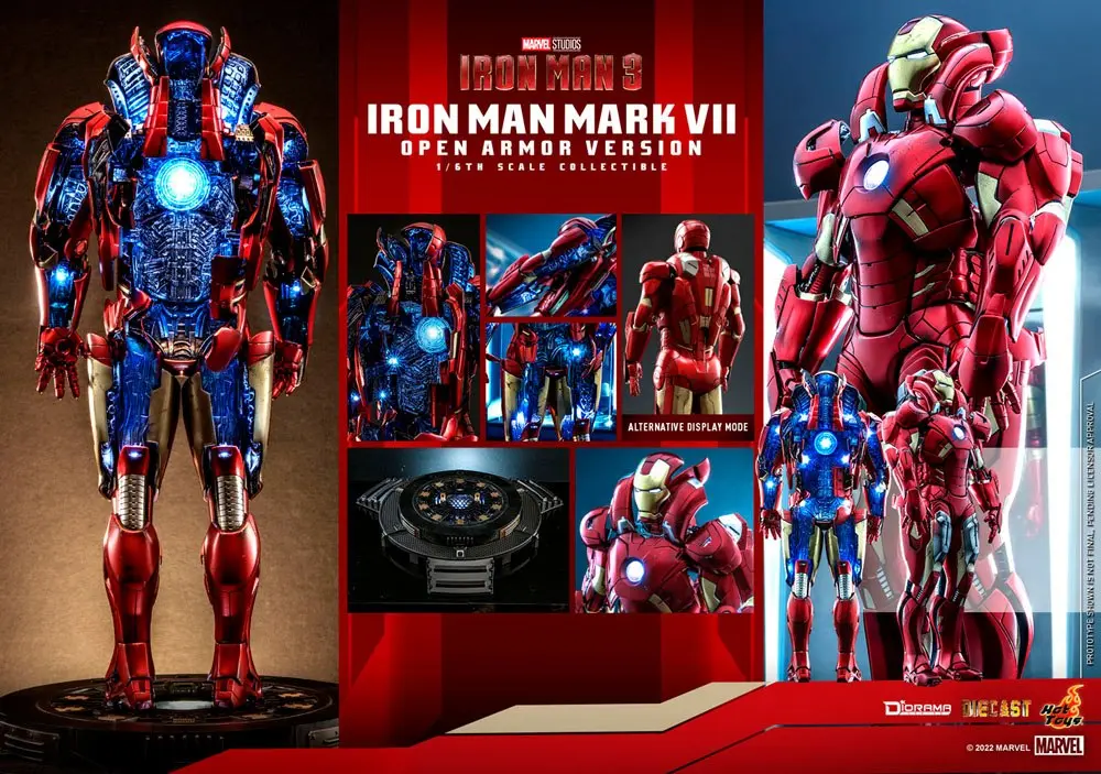 Iron Man 3 Diorama 1/6 Iron Man Mark VII (Open Armor Version) 32 cm zdjęcie produktu