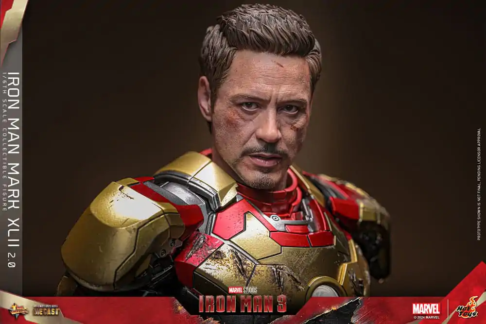 Iron Man 3 Movie Masterpiece Diecast Figurka Akcji 1/6 Iron Man Mark XLII (2.0) 32 cm zdjęcie produktu