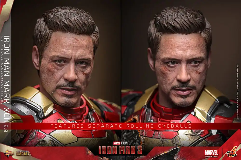 Iron Man 3 Movie Masterpiece Diecast Figurka Akcji 1/6 Iron Man Mark XLII (2.0) 32 cm zdjęcie produktu