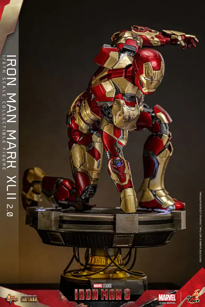 Iron Man 3 Movie Masterpiece Diecast Figurka Akcji 1/6 Iron Man Mark XLII (2.0) 32 cm zdjęcie produktu