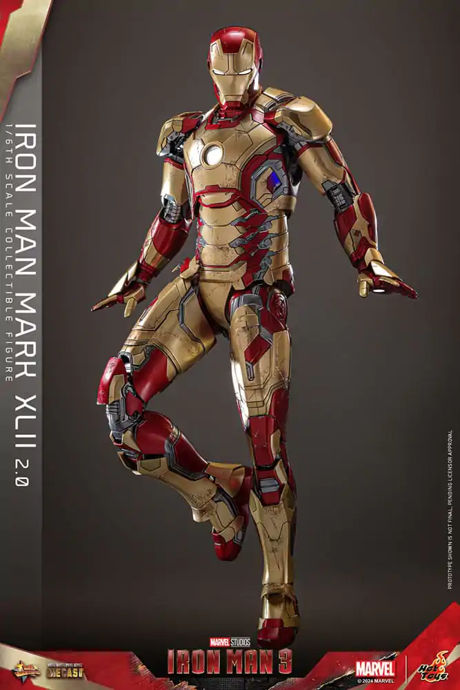 Iron Man 3 Movie Masterpiece Diecast Figurka Akcji 1/6 Iron Man Mark XLII (2.0) 32 cm zdjęcie produktu