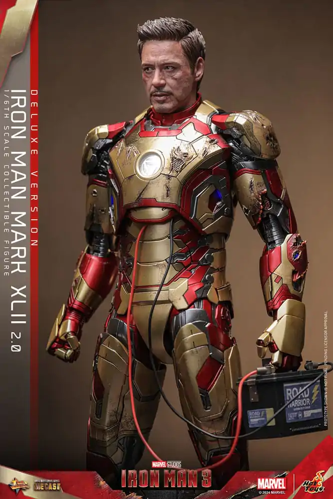 Iron Man 3 Movie Masterpiece Diecast Figurka Akcji 1/6 Iron Man Mark XLII (2.0) Deluxe 32 cm zdjęcie produktu