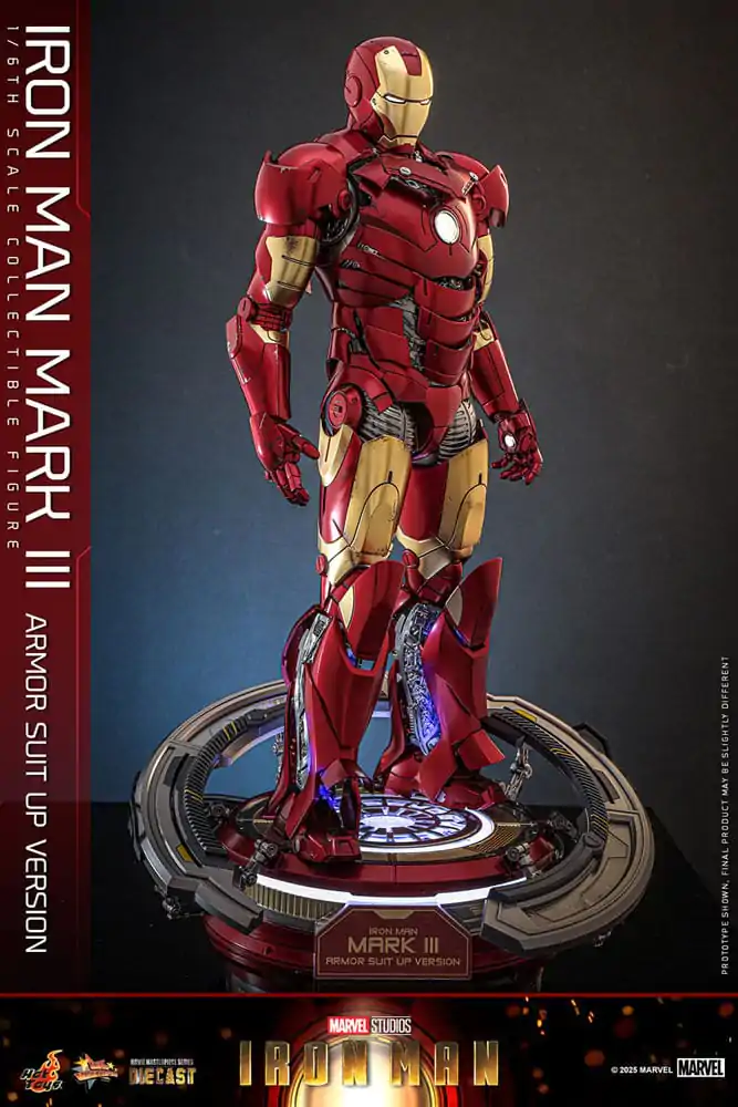 Iron Man Movie Masterpiece Odlewana Figurka Akcji 1/6 Iron Man Mark III (Armor Suit Up Wersja) 32 cm zdjęcie produktu