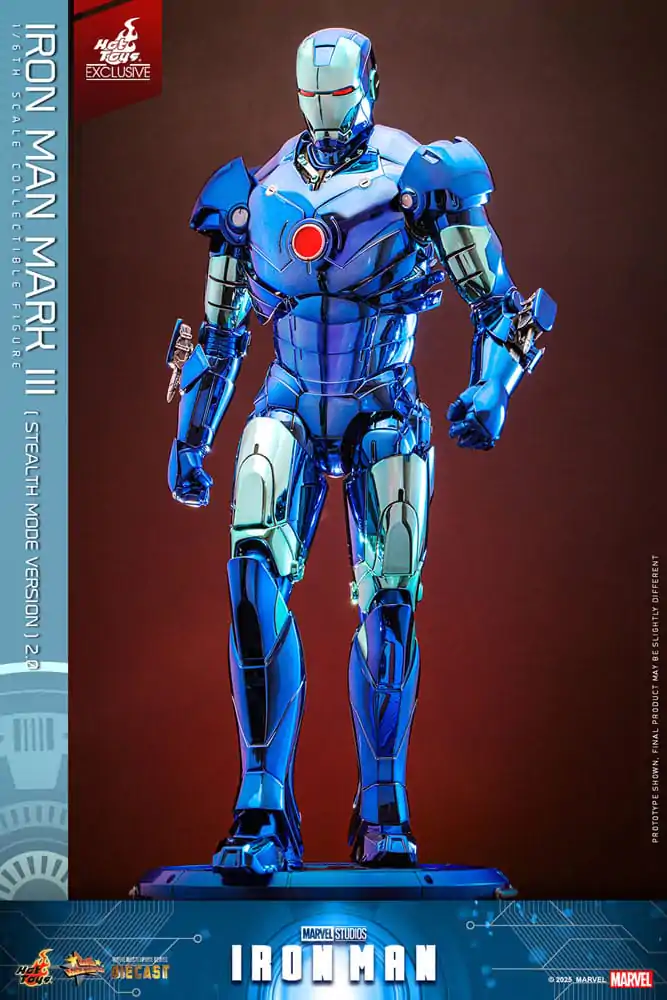 Iron Man Movie Masterpiece Diecast Figurka Akcji 1/6 Iron Man Mark III (Stealth Mode Ver.) 2.0 Hot Toys Exclusive 33 cm zdjęcie produktu