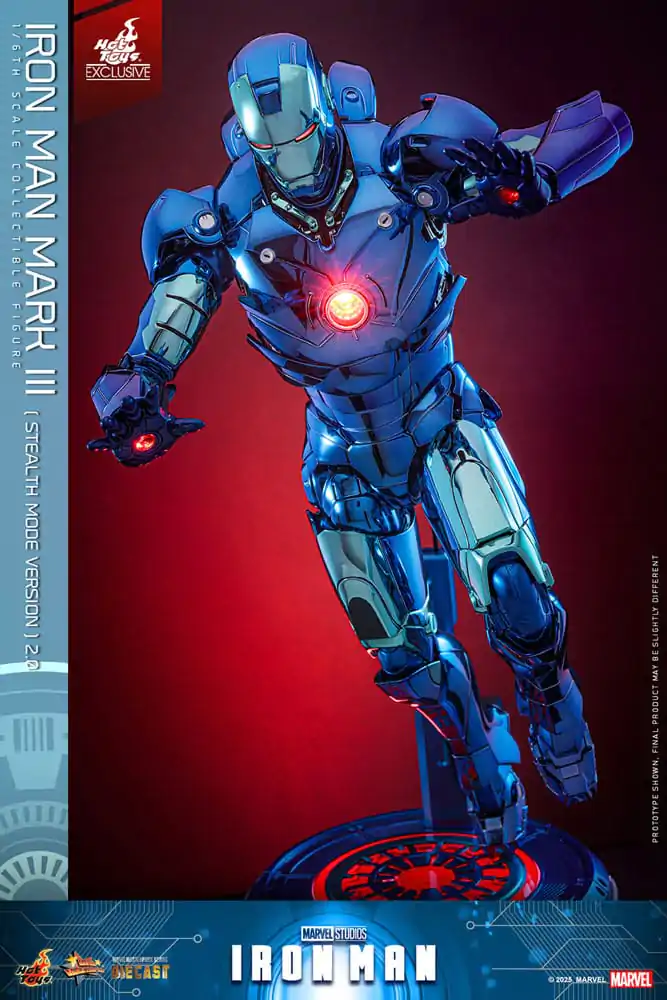 Iron Man Movie Masterpiece Diecast Figurka Akcji 1/6 Iron Man Mark III (Stealth Mode Ver.) 2.0 Hot Toys Exclusive 33 cm zdjęcie produktu