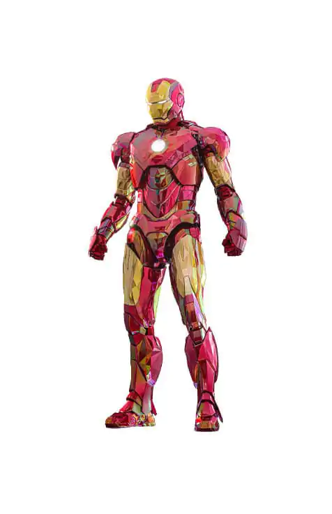 Iron Man Movie Masterpiece Diecast Figurka Akcji 1/6 Iron Man Mark VI (Fractal Armor) Hot Toys Exclusive 33 cm zdjęcie produktu