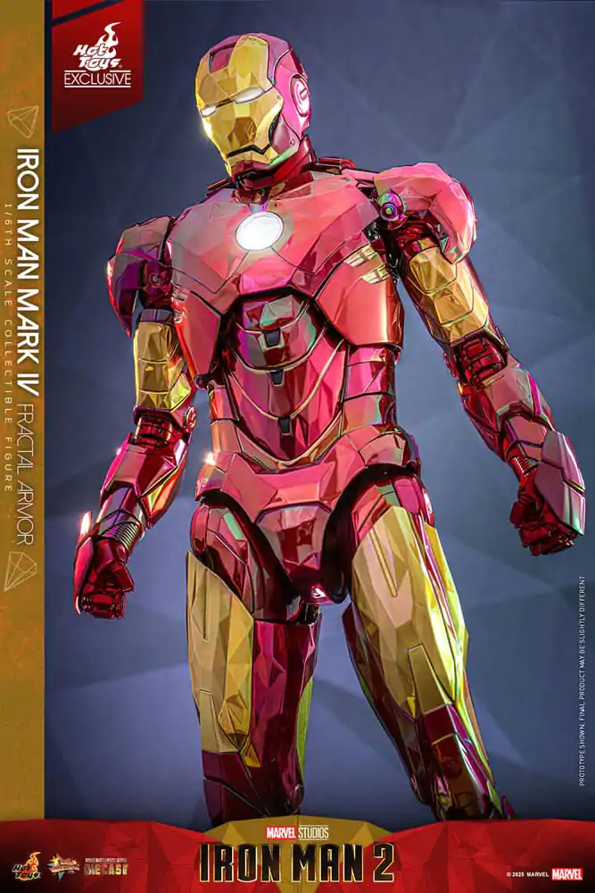 Iron Man Movie Masterpiece Diecast Figurka Akcji 1/6 Iron Man Mark VI (Fractal Armor) Hot Toys Exclusive 33 cm zdjęcie produktu