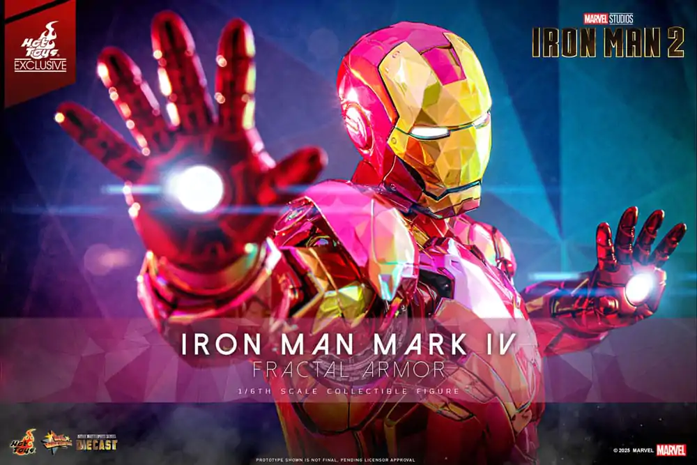 Iron Man Movie Masterpiece Diecast Figurka Akcji 1/6 Iron Man Mark VI (Fractal Armor) Hot Toys Exclusive 33 cm zdjęcie produktu