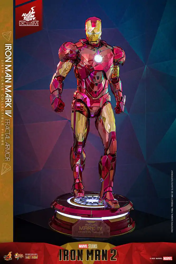 Iron Man Movie Masterpiece Diecast Figurka Akcji 1/6 Iron Man Mark VI (Fractal Armor) Hot Toys Exclusive 33 cm zdjęcie produktu