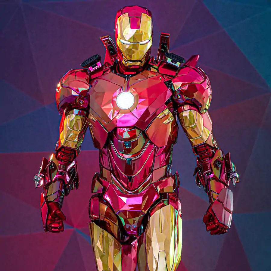 Iron Man Movie Masterpiece Diecast Figurka Akcji 1/6 Iron Man Mark VI (Fractal Armor) Hot Toys Exclusive 33 cm zdjęcie produktu