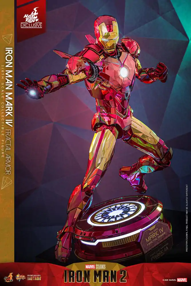 Iron Man Movie Masterpiece Diecast Figurka Akcji 1/6 Iron Man Mark VI (Fractal Armor) Hot Toys Exclusive 33 cm zdjęcie produktu