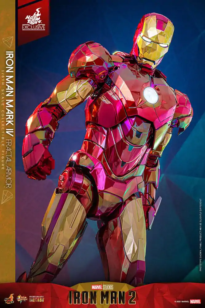 Iron Man Movie Masterpiece Diecast Figurka Akcji 1/6 Iron Man Mark VI (Fractal Armor) Hot Toys Exclusive 33 cm zdjęcie produktu