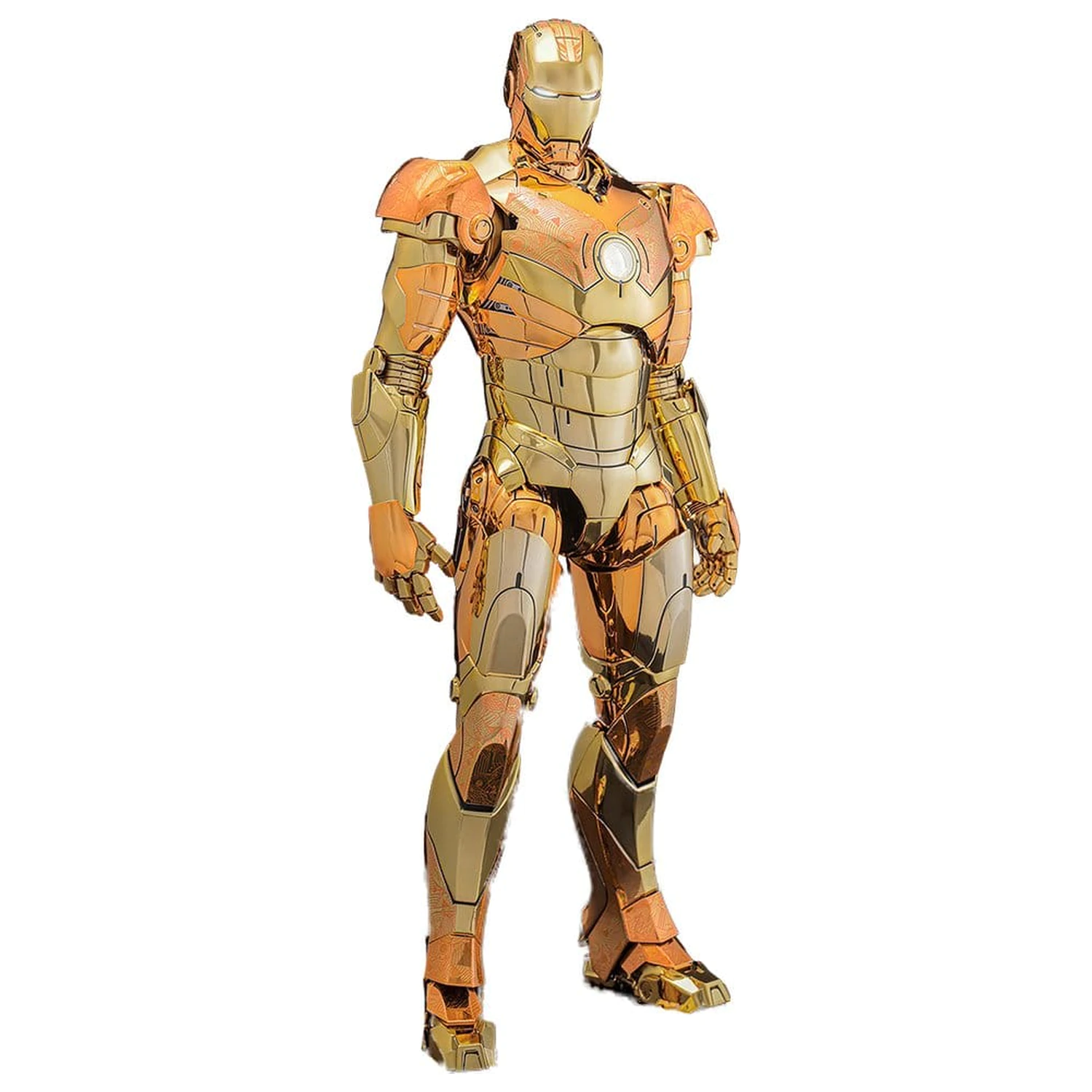 Iron Man Movie Masterpiece Diecast Figurka Akcji 1/6 Iron Man Mark III (Golden & Copper Gold Version) Hot Toys Exclusive 33 cm zdjęcie produktu