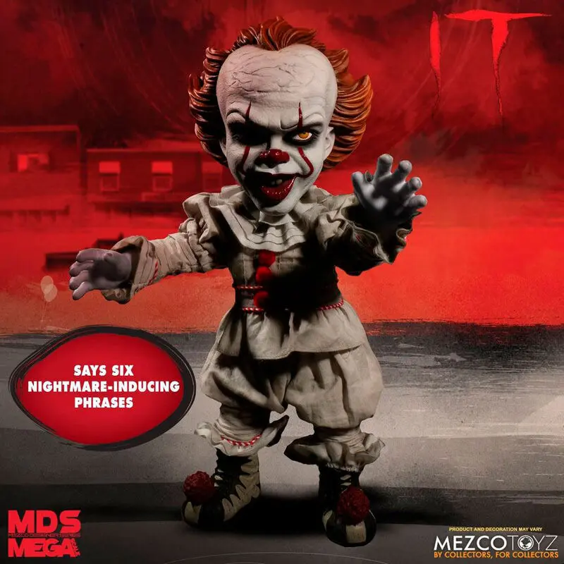 Stephen King&#039;s It 2017 Designer Series Mówiący Pennywise 38 cm zdjęcie produktu