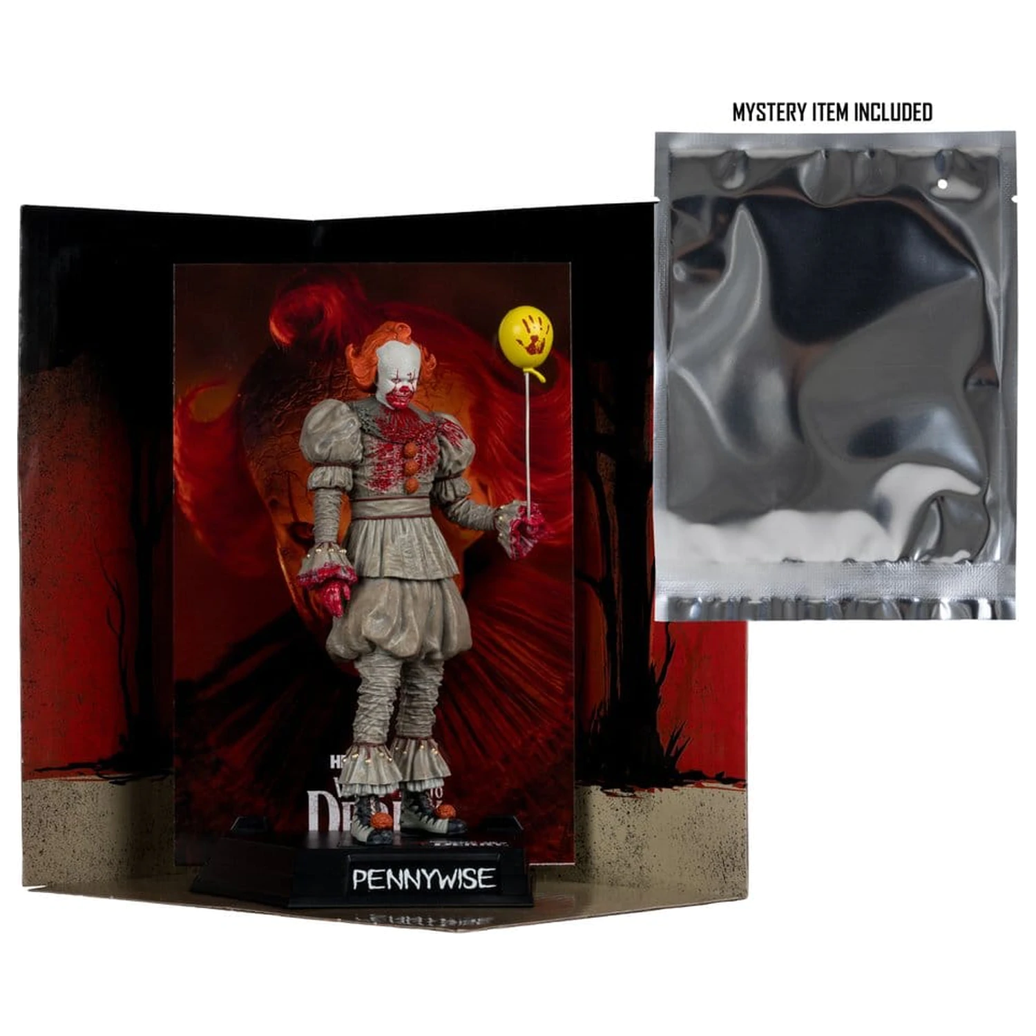 It Welcome to Derry Movie Maniacs Figurka Pennywise (Bloody) 16 cm zdjęcie produktu