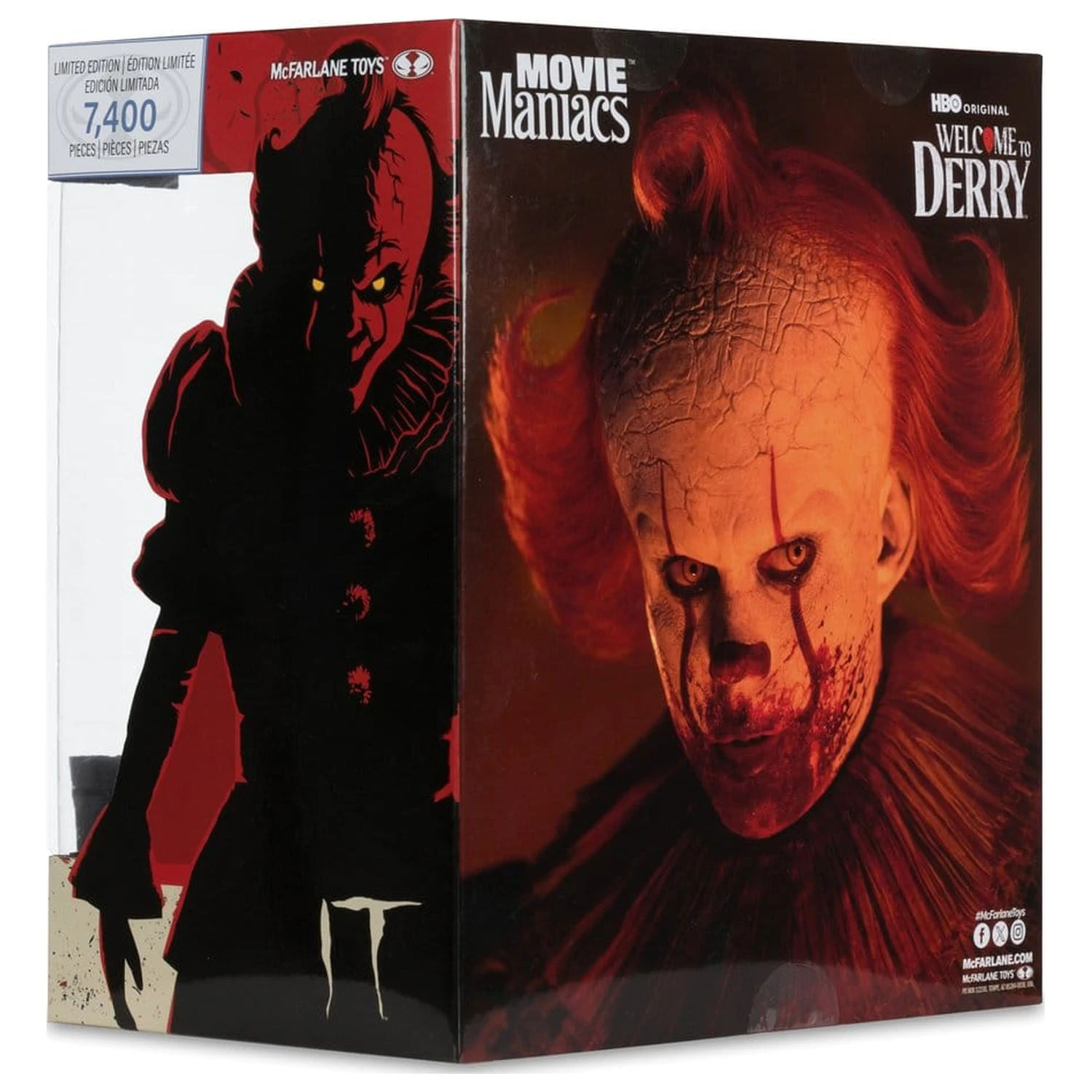 It Welcome to Derry Movie Maniacs Figurka Pennywise (Bloody) 16 cm zdjęcie produktu