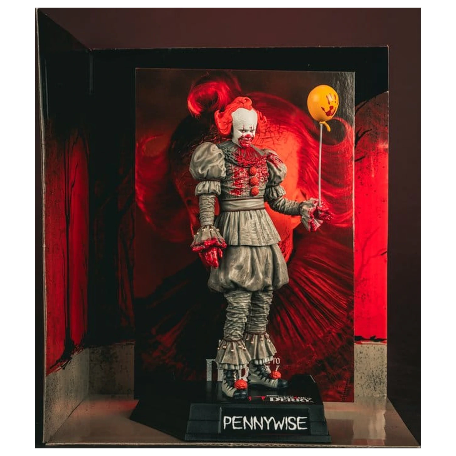 It Welcome to Derry Movie Maniacs Figurka Pennywise (Bloody) 16 cm zdjęcie produktu