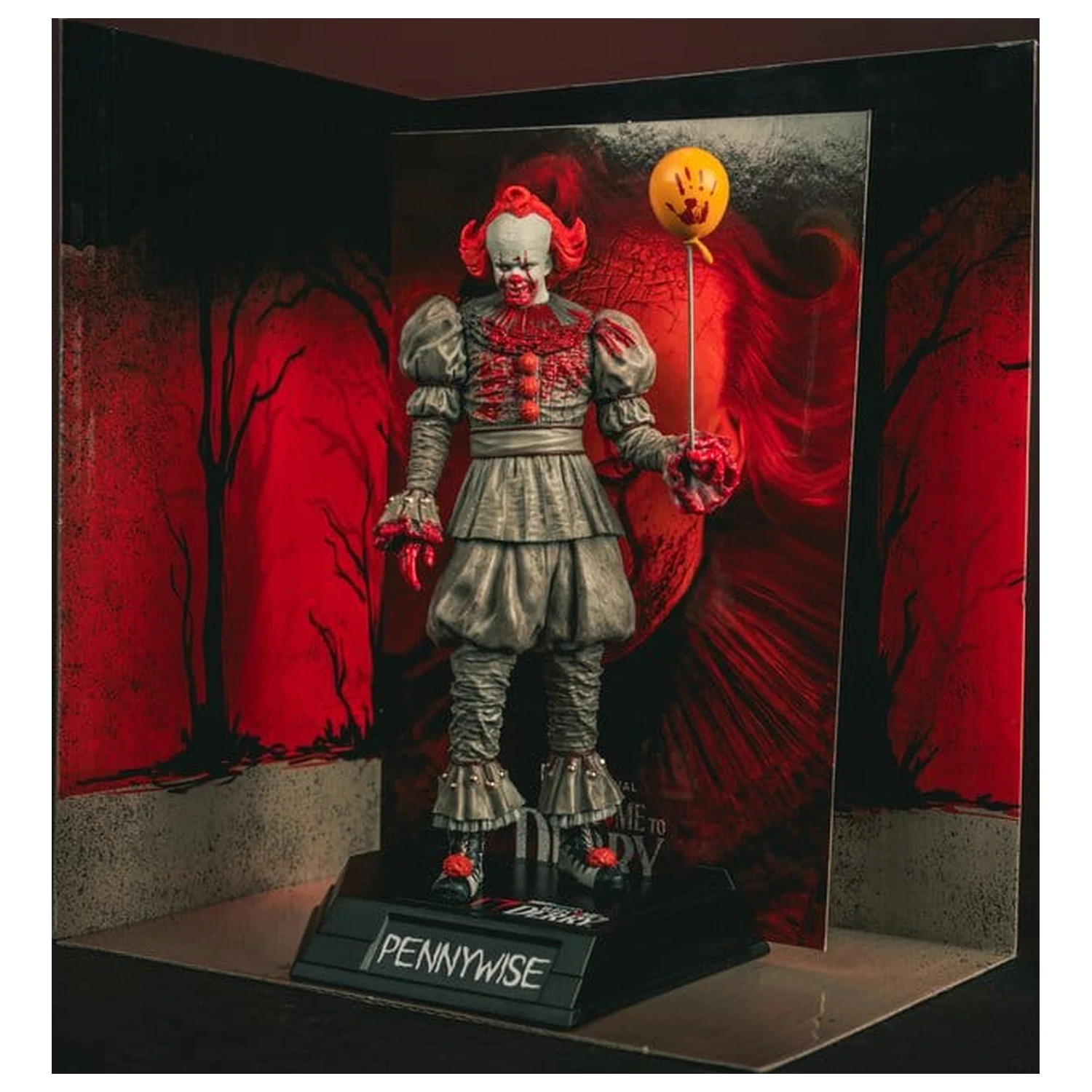 It Welcome to Derry Movie Maniacs Figurka Pennywise (Bloody) 16 cm zdjęcie produktu