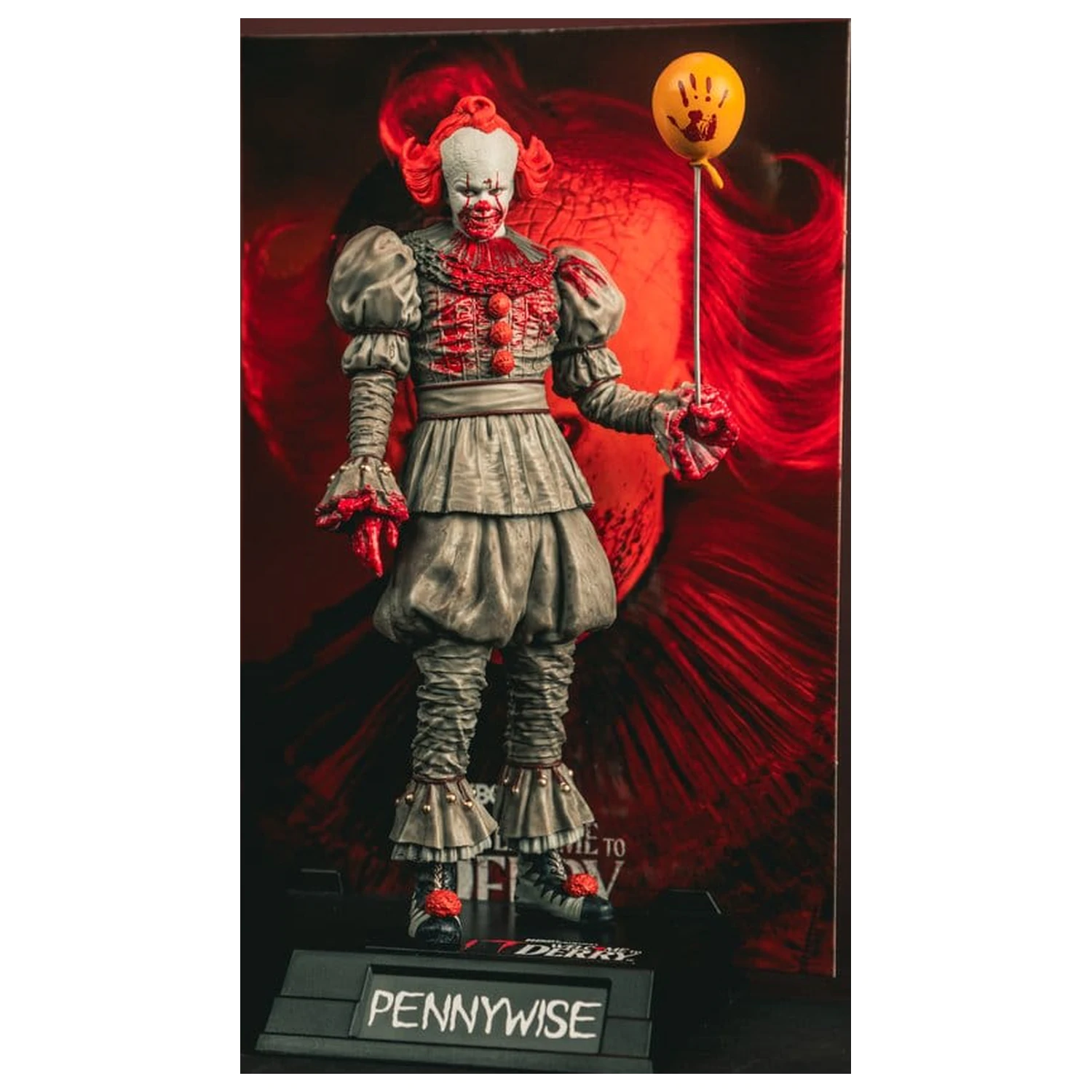 It Welcome to Derry Movie Maniacs Figurka Pennywise (Bloody) 16 cm zdjęcie produktu