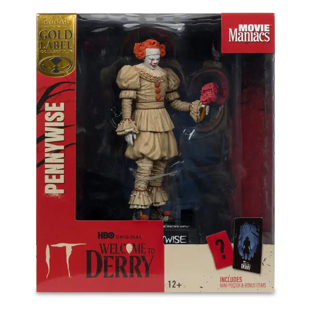 It: Witajcie w Derry Movie Maniacs Figurka PCV Pennywise (Wspomnienie) (Złota Etykieta) 16 cm zdjęcie produktu
